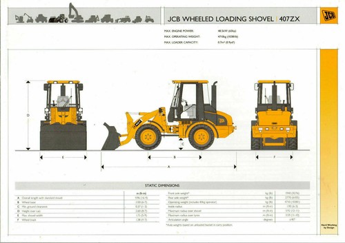 Jcb 407zx wheeled - 407zx, loading